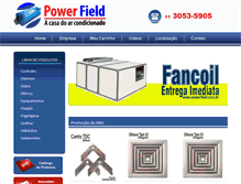 Tablet Screenshot of powerfield.com.br